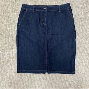 Ann Taylor denim skirt size 10